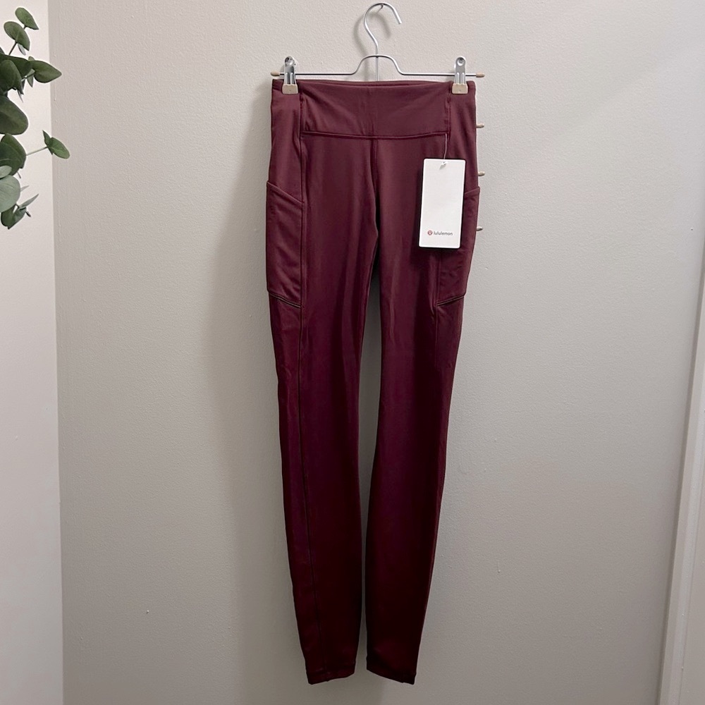 Lululemon Speed Up Legging in Garnet